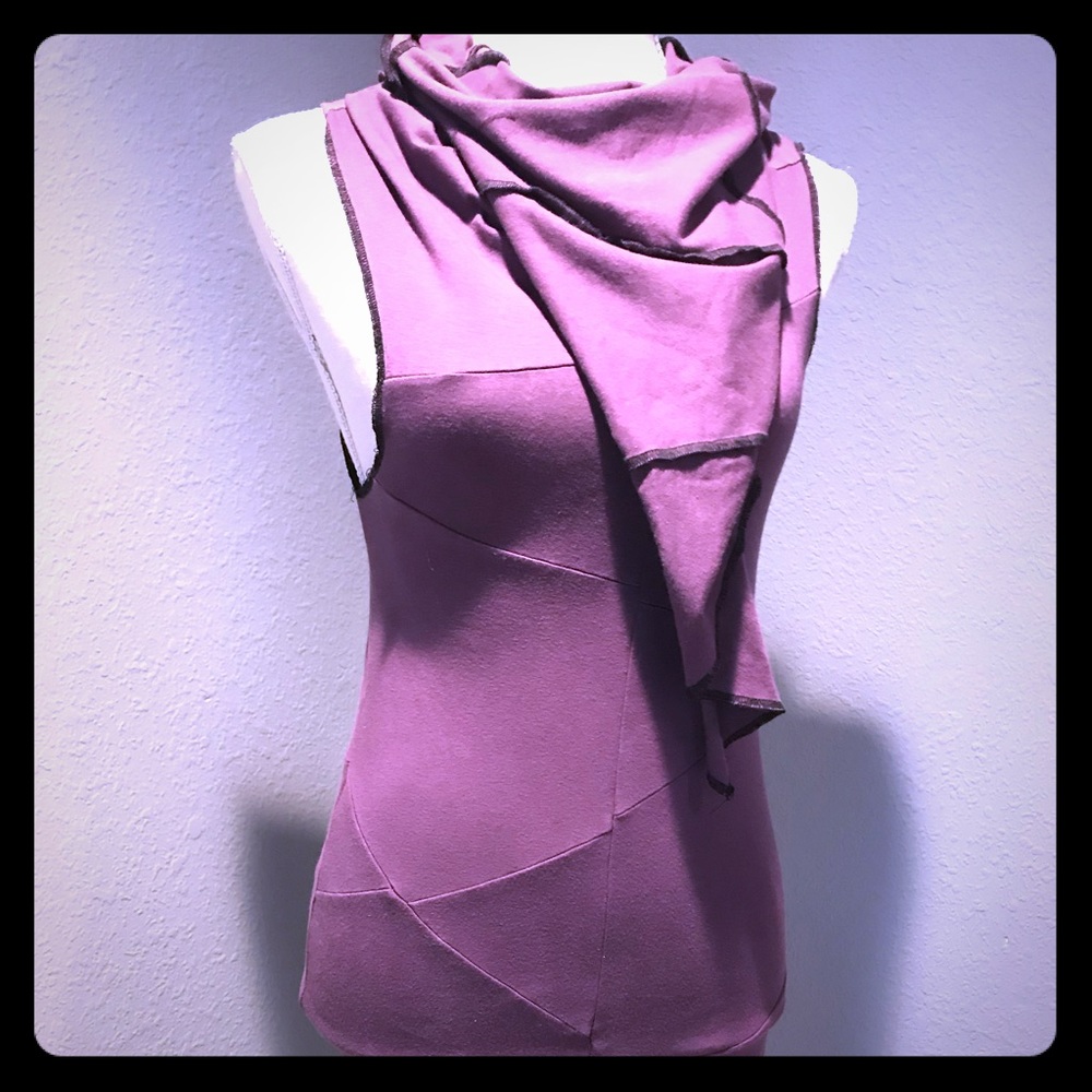 purple handmade reversible dress
